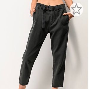 Unionbay Sharon Grey Belted Elastic Waist Pants
